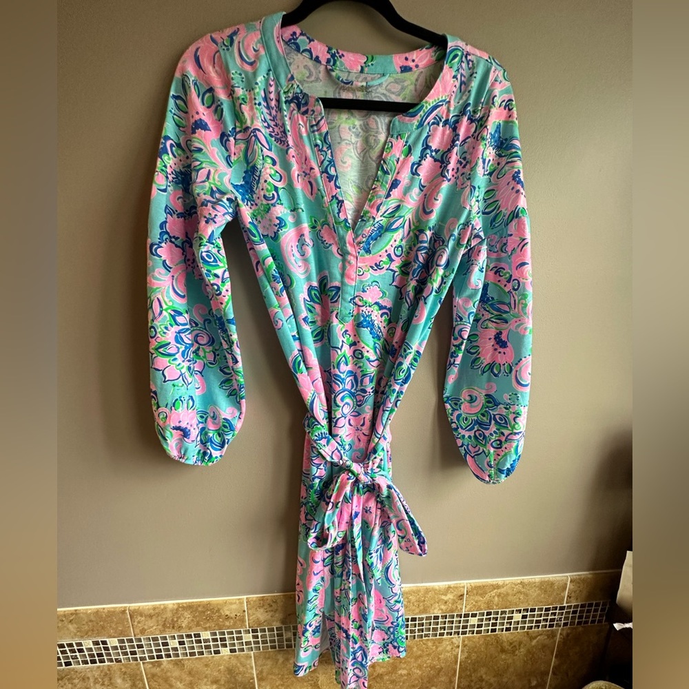 Lilly Piltzer belted dress